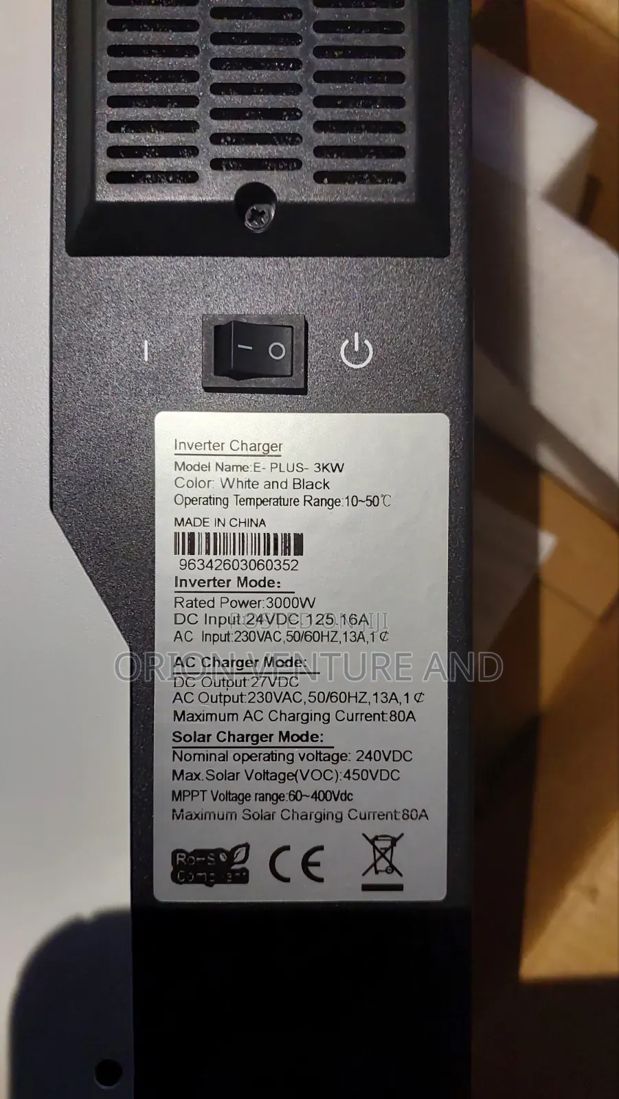 3kva 24v Hybrid Inverter (Works Without Battery)