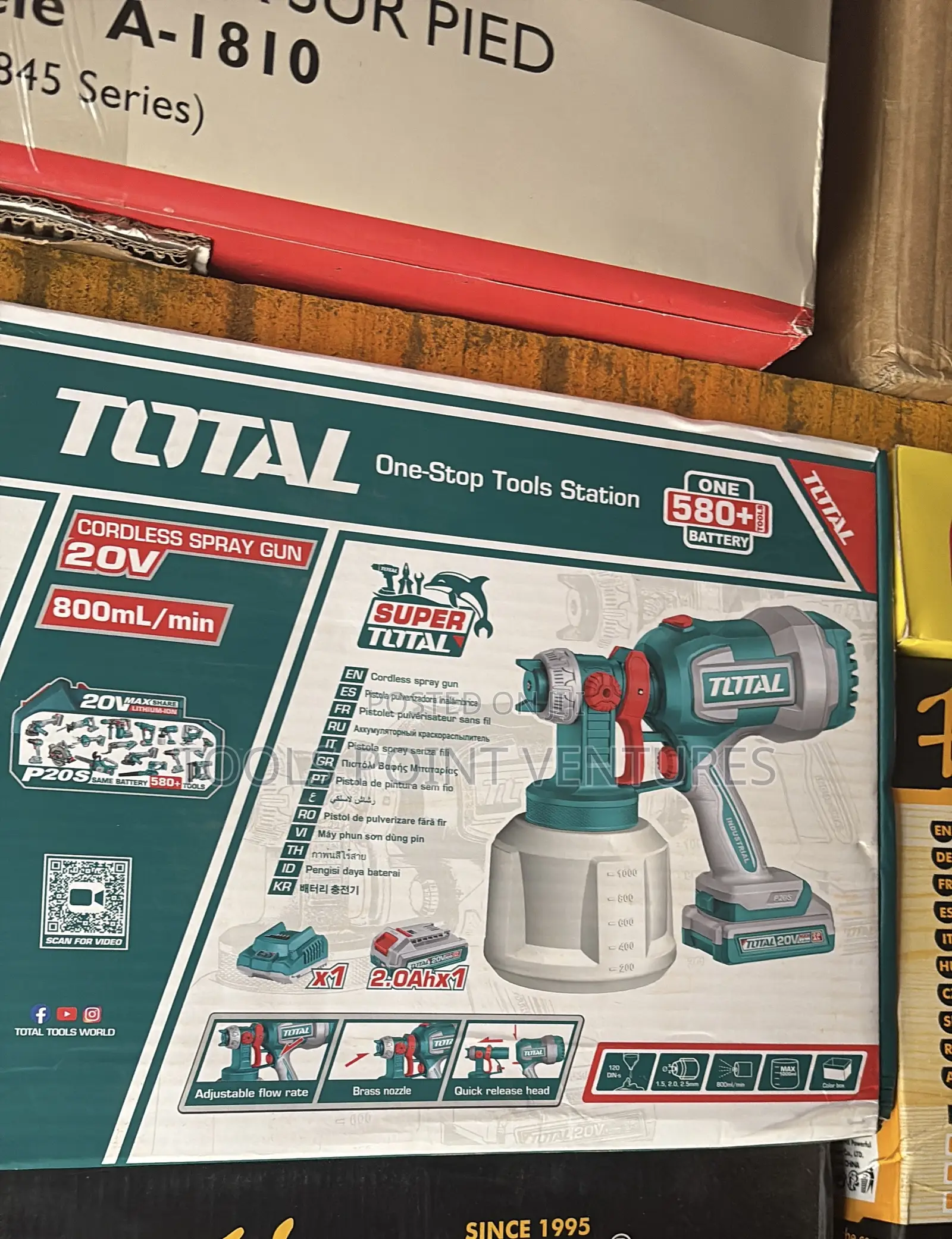 Total Tools P20s 20v Cordless Spray Gun