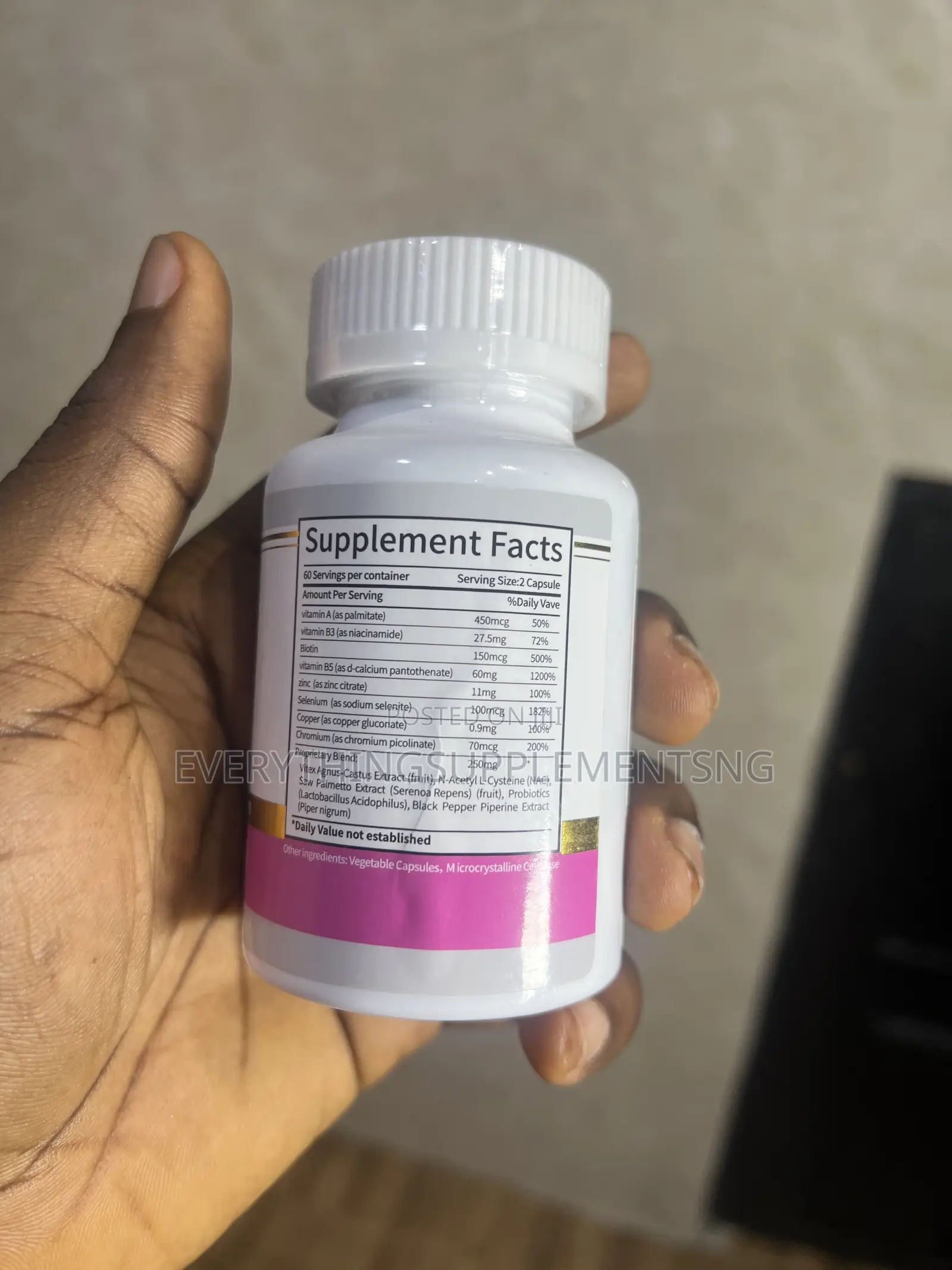 Acne Treatment Dietary Supplement