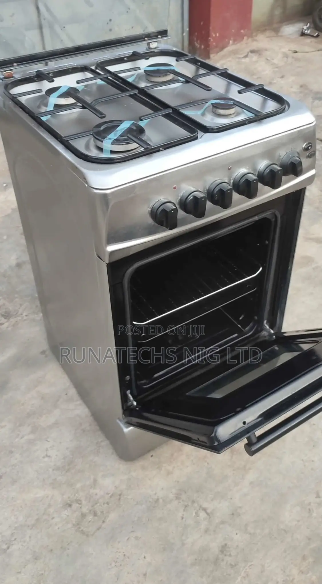 Maxi 60x60 Standing Gas Cooker With Grill 4 Burners