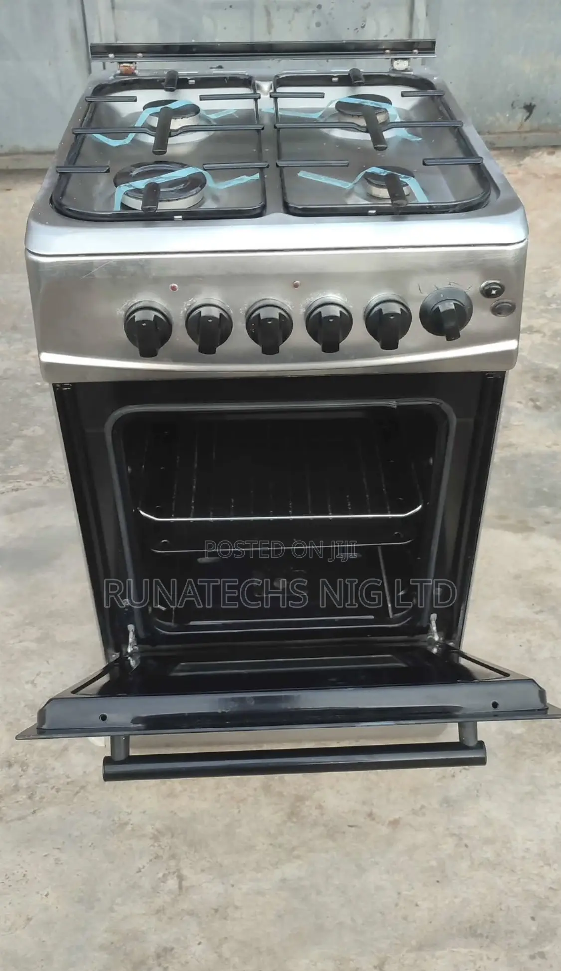 Maxi 60x60 Standing Gas Cooker With Grill 4 Burners