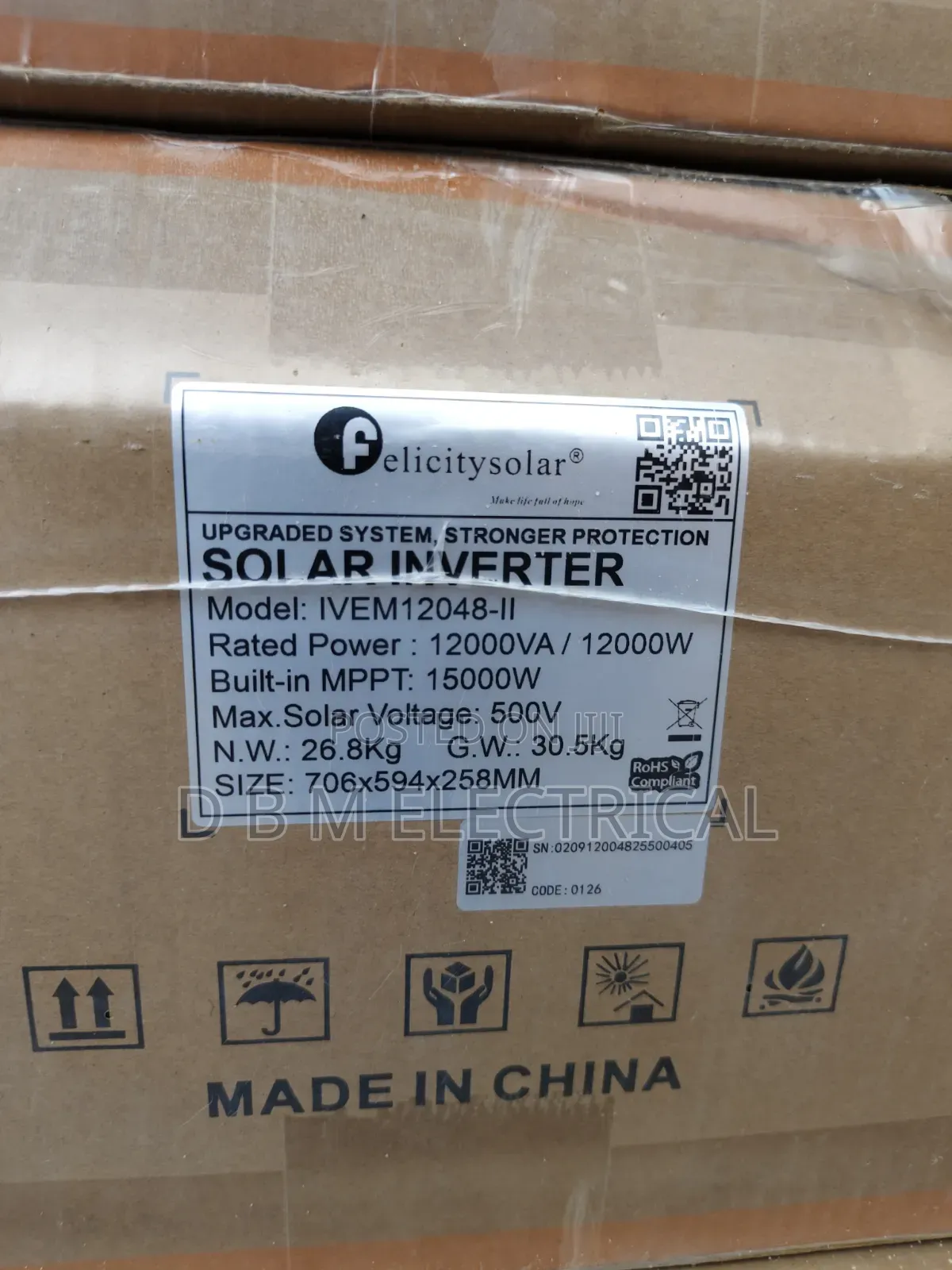 12kva 48v Felicity Solar Inverter