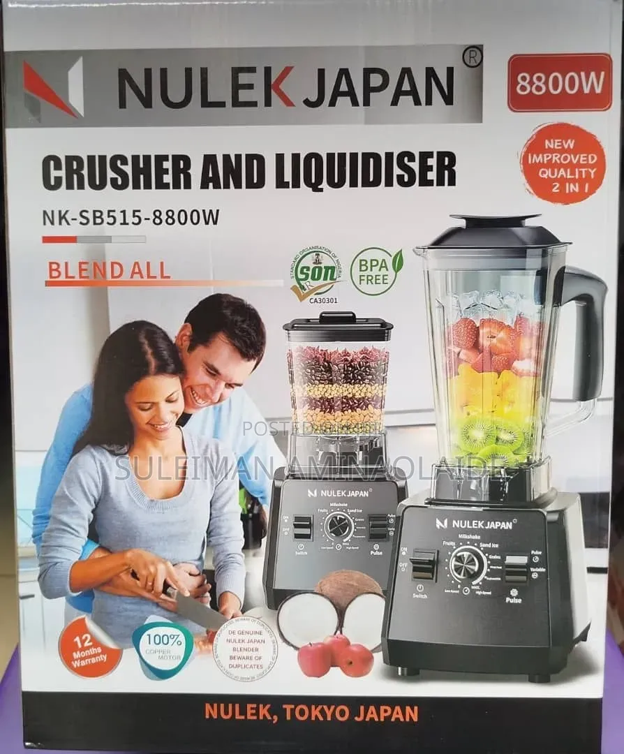 Nulek Japan Blender 2 In1