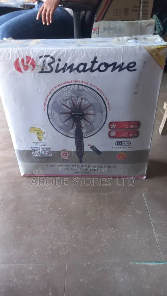 Binatone Rechargeable Fan Model:Rcf-1865