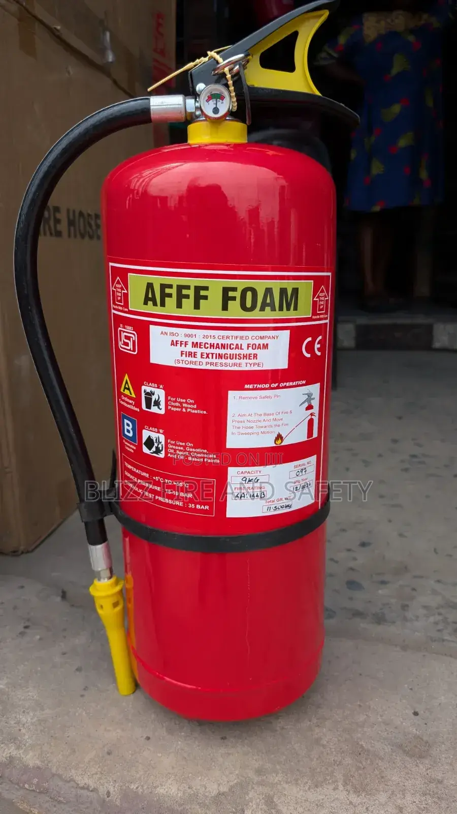 9 Litre Foam Fire Extinguisher (Afff)