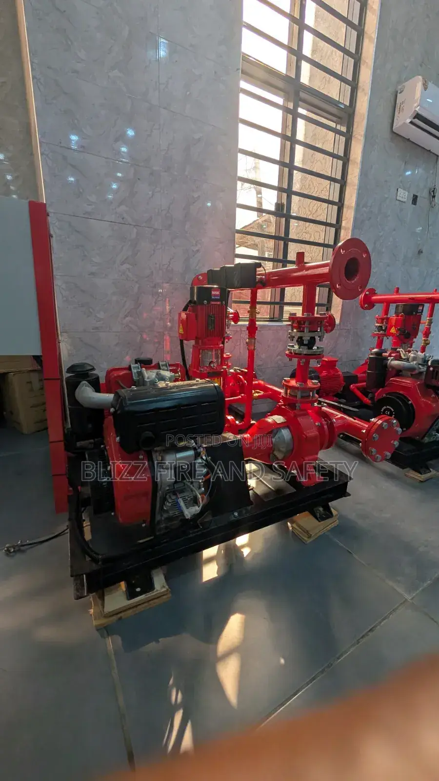 10hp Fire Hydrant System Combines An Electric, Jockey And Manual