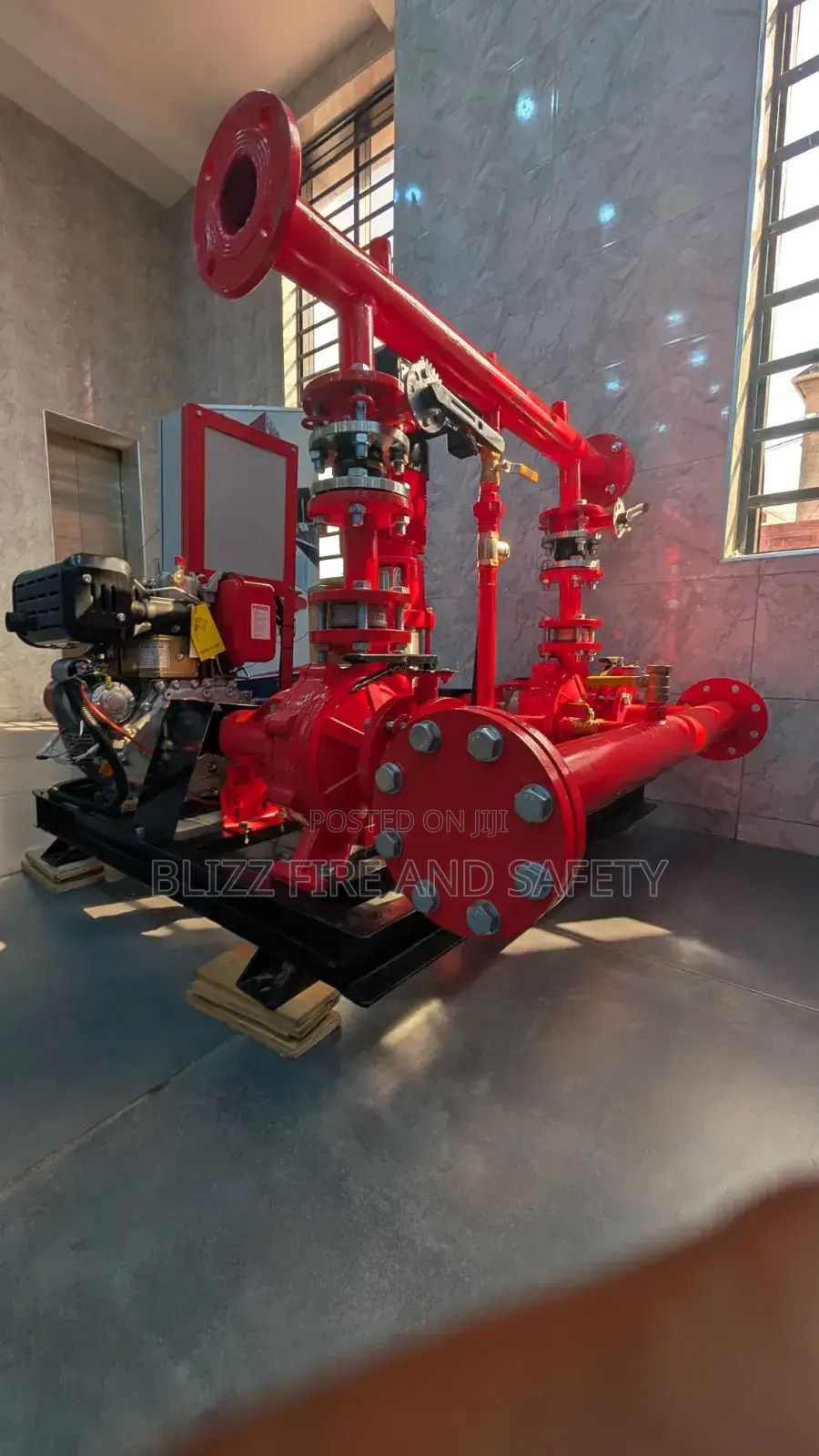 10hp Fire Hydrant System Combines An Electric, Jockey And Manual