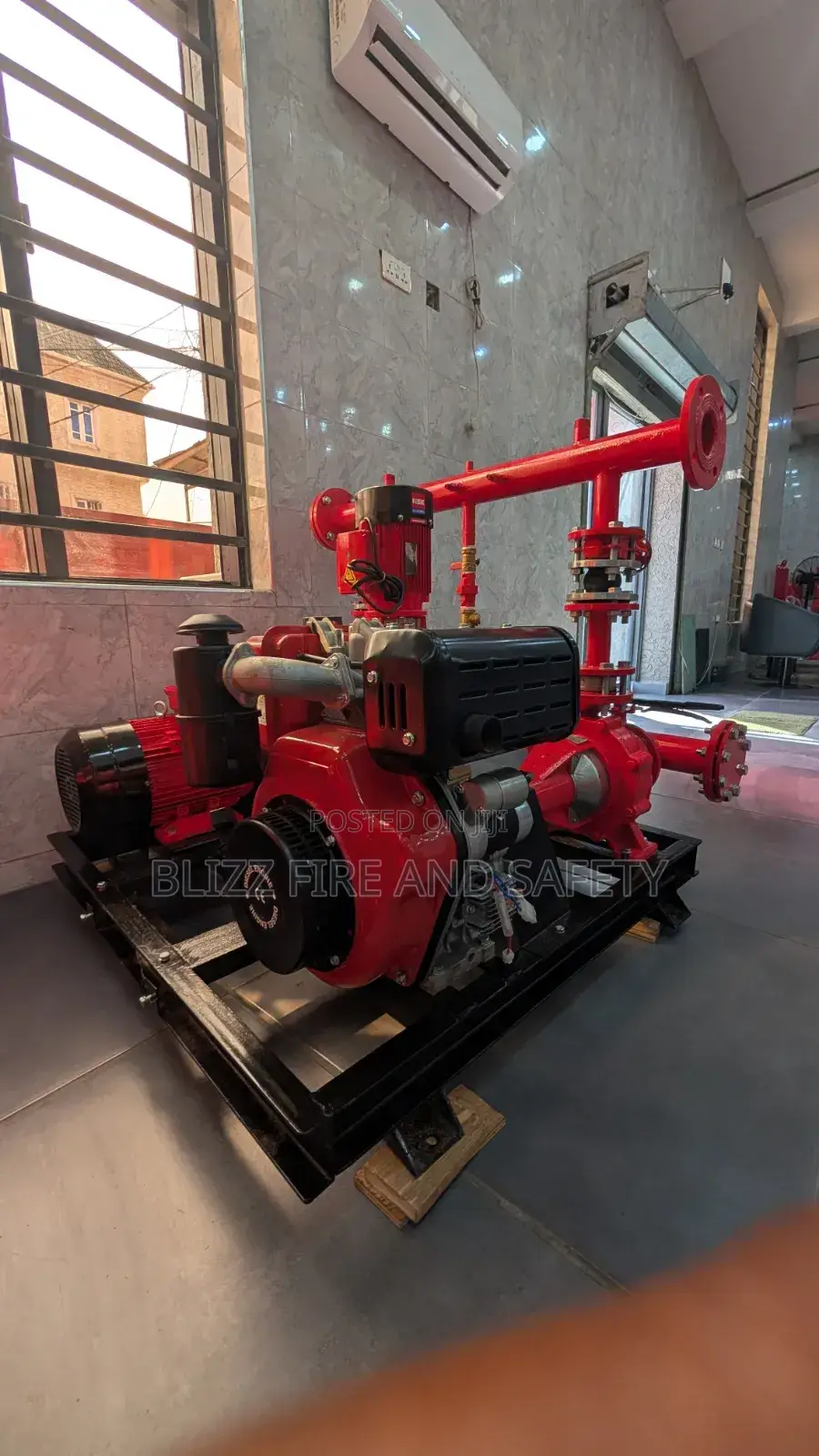 10hp Fire Hydrant System Combines An Electric, Jockey And Manual