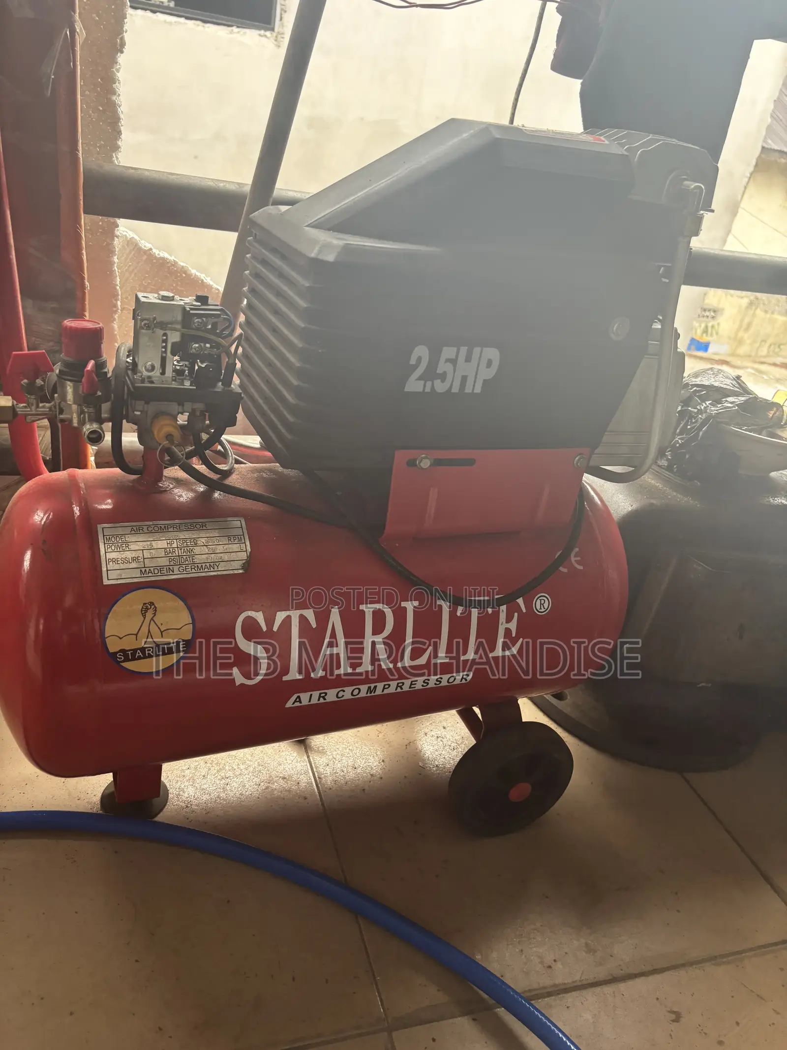 Starlite 2.5hp Portable Air Compressor