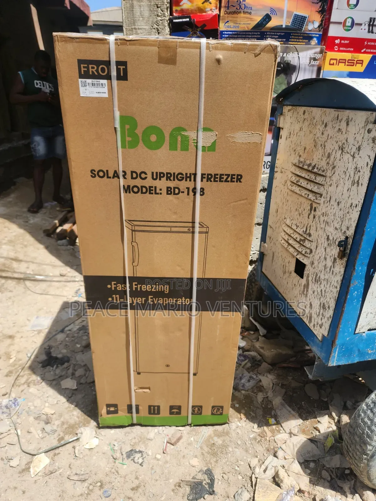 Bona Quality Solar Upright Freezer With 2year Waranty 7steps