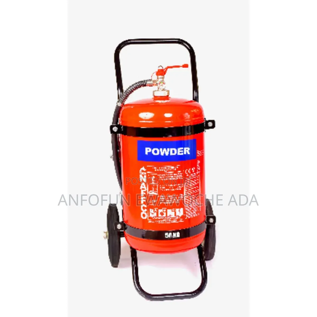 Naffco 50kg Dry Chemical Powder Extinguisher