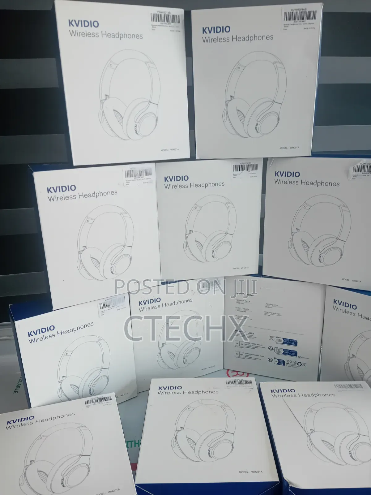 Kvidio Bluetootht Headphones, 65 Hours Playtime