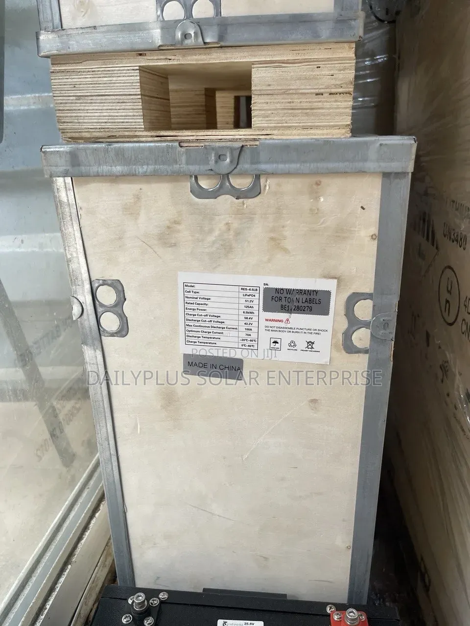 Deye 6.5kwh 51.2v Lithium Battery