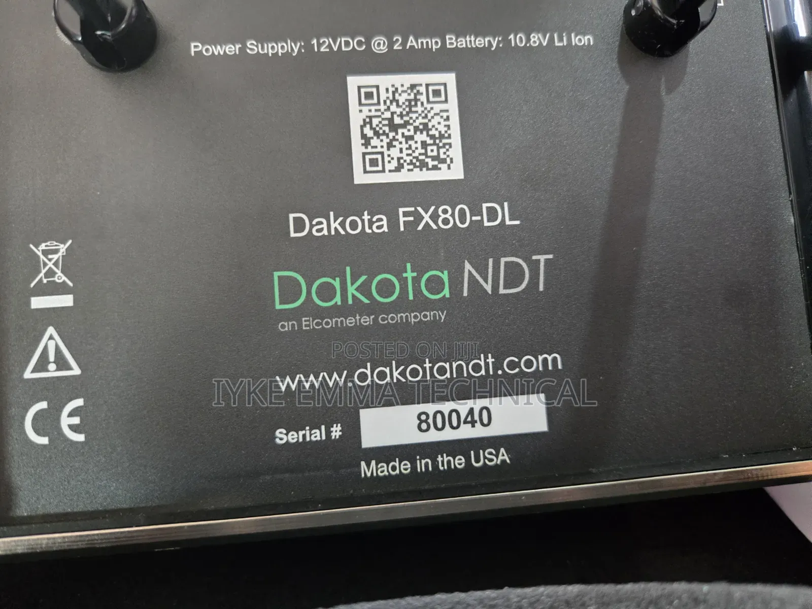 Dakota NDT Fx80-Dl Ultrasonic Flaw Detector and Thickness Gauge