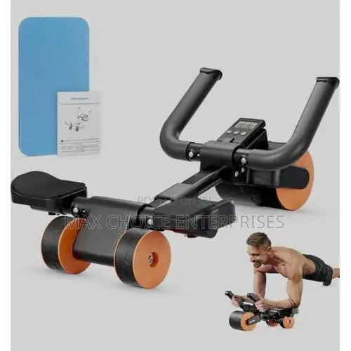 Abs Roller Wheel Workout Stomach Exercise Equipment for Home Gym Use