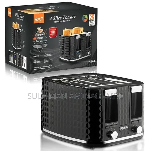 Raf 4 Slices Popup Toaster