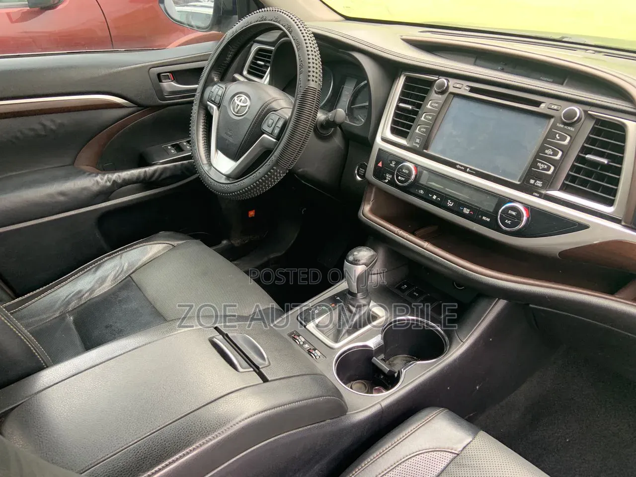 Toyota Highlander Limited V6 4x4 (3.5L 6cyl 6A) 2016 Black