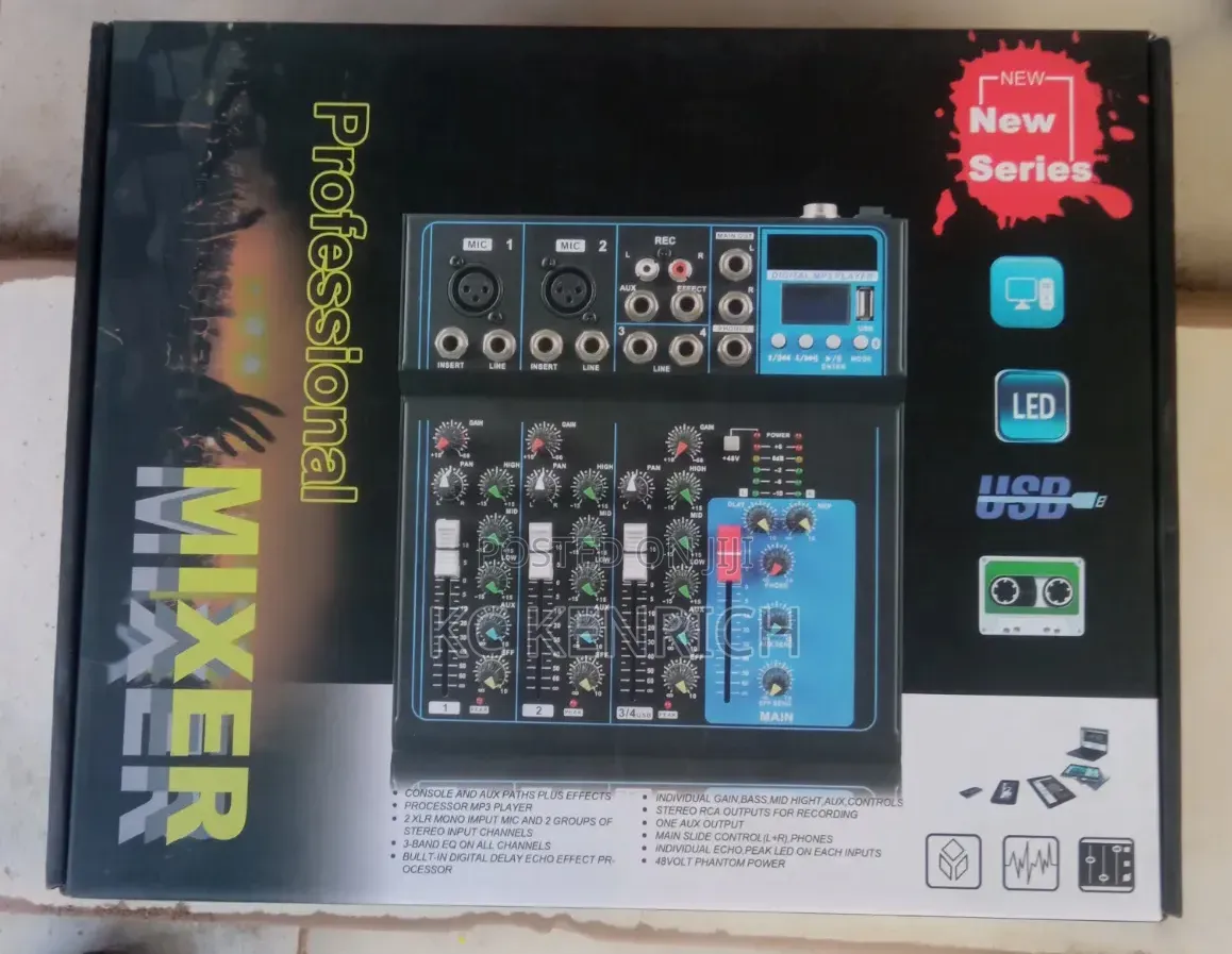 Professional Mixer 7 Channel