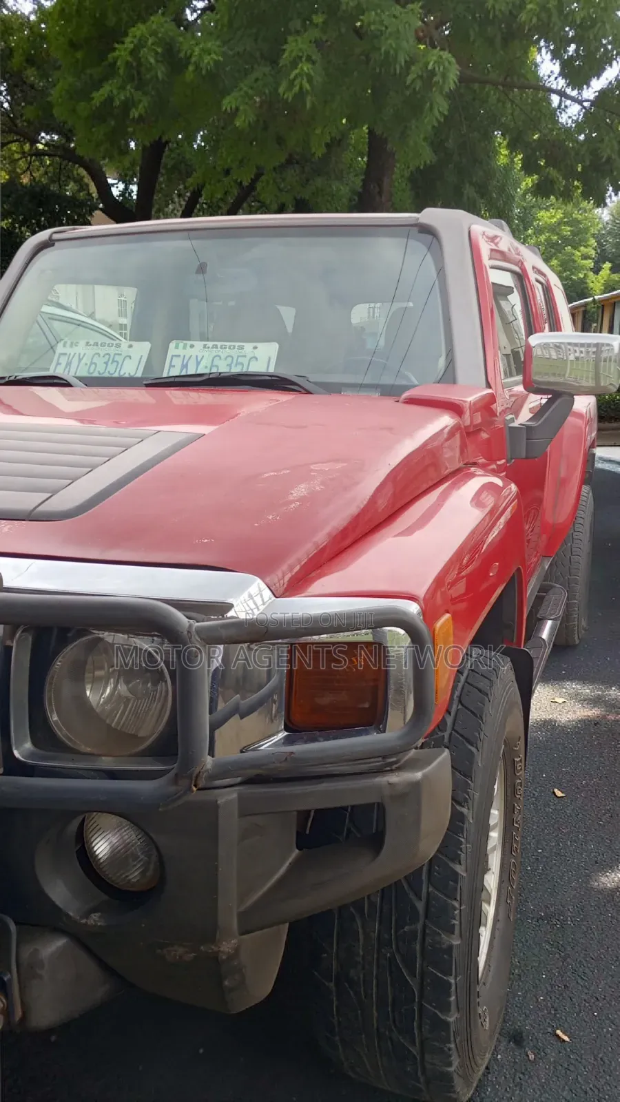 Hummer H3 SUV 2008 Red