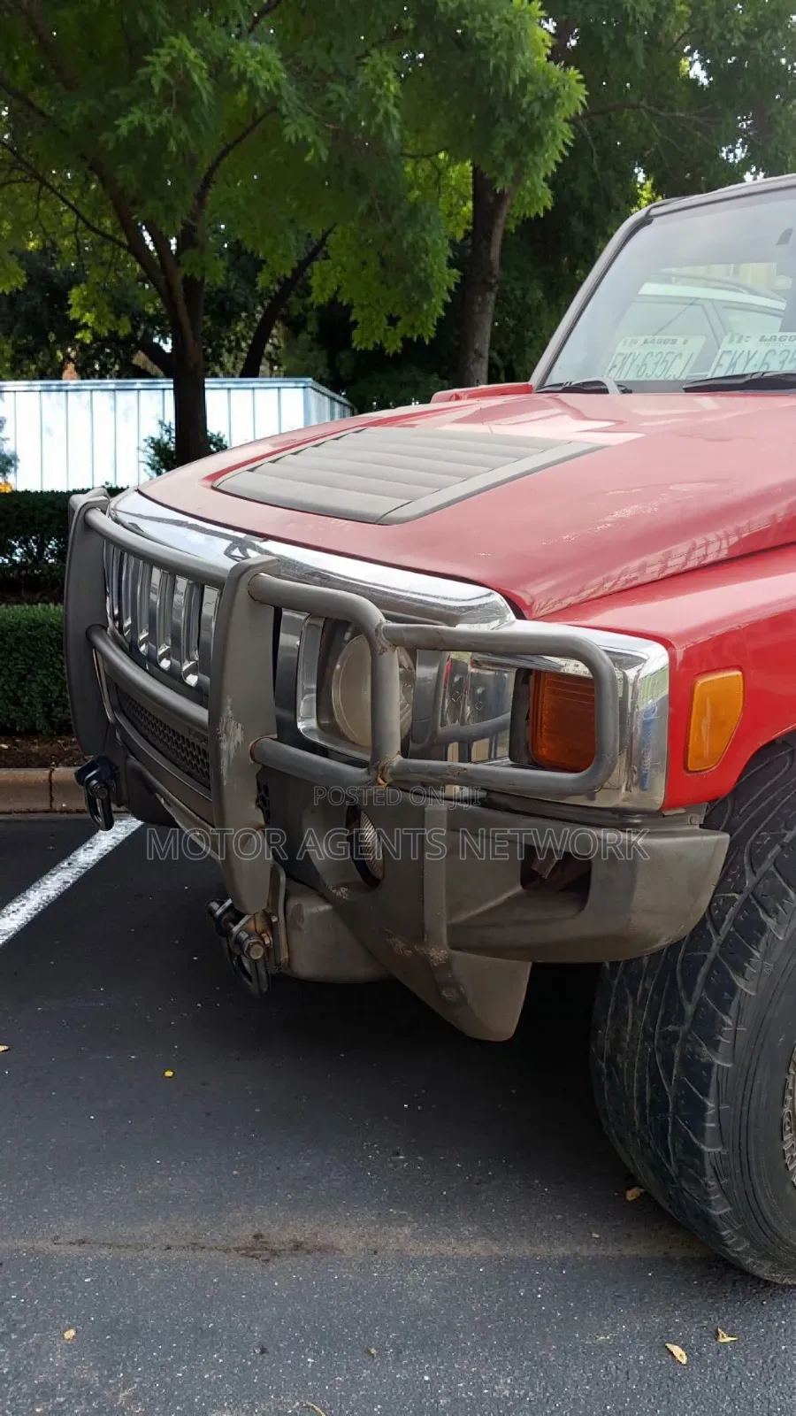 Hummer H3 SUV 2008 Red