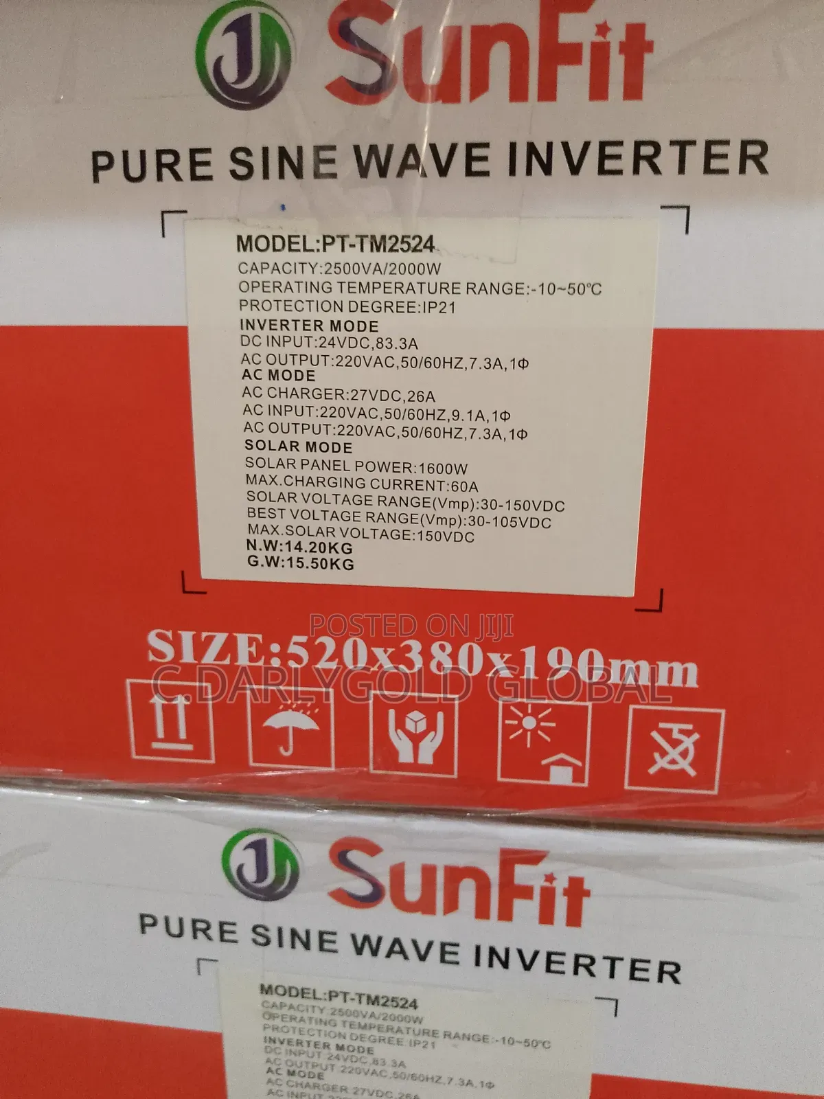 Sunfit 2.5kva 24v Hybrid Inverter