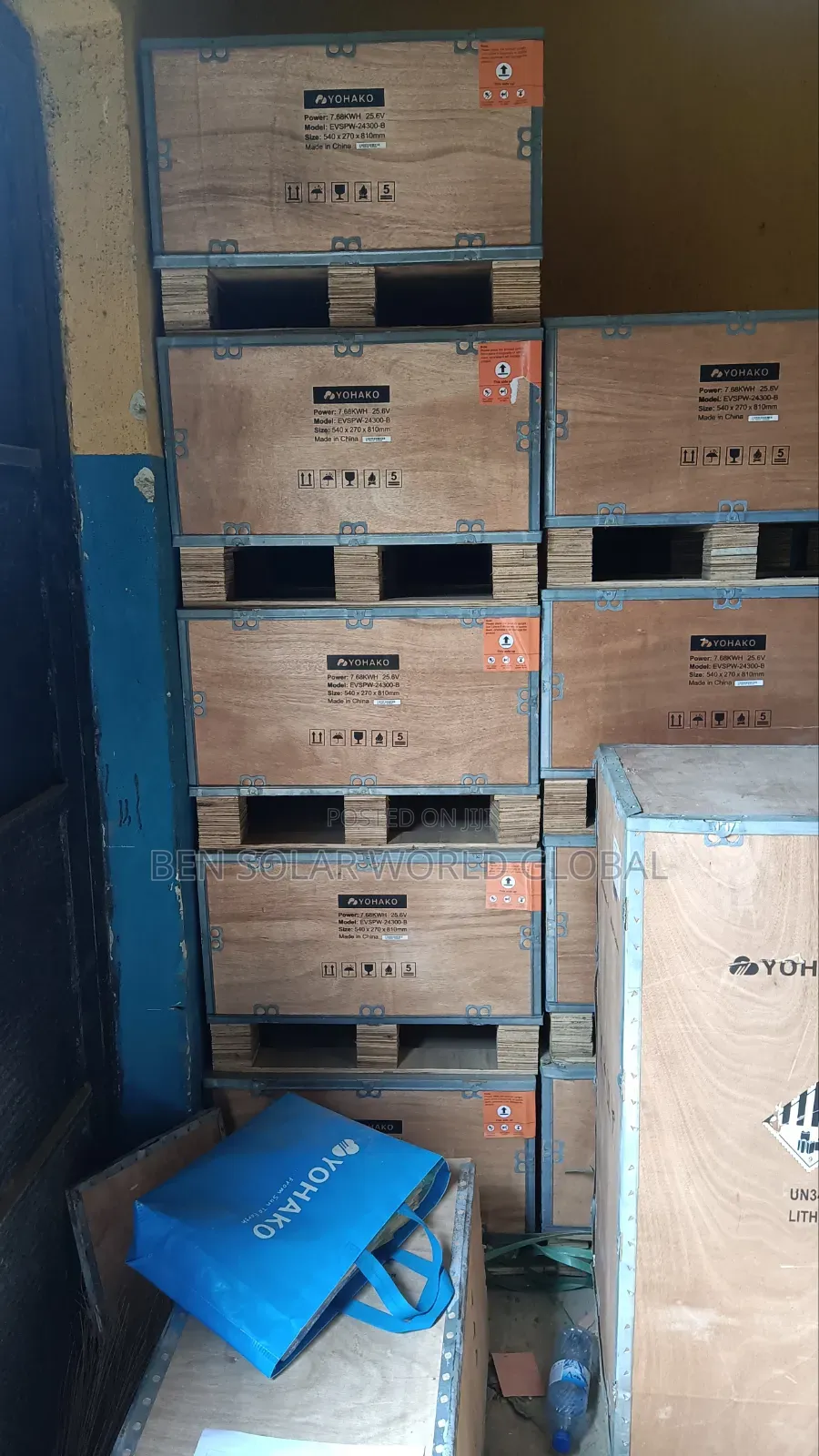 7.5kwh Yahoko Solar Lithium Battery 51.2v