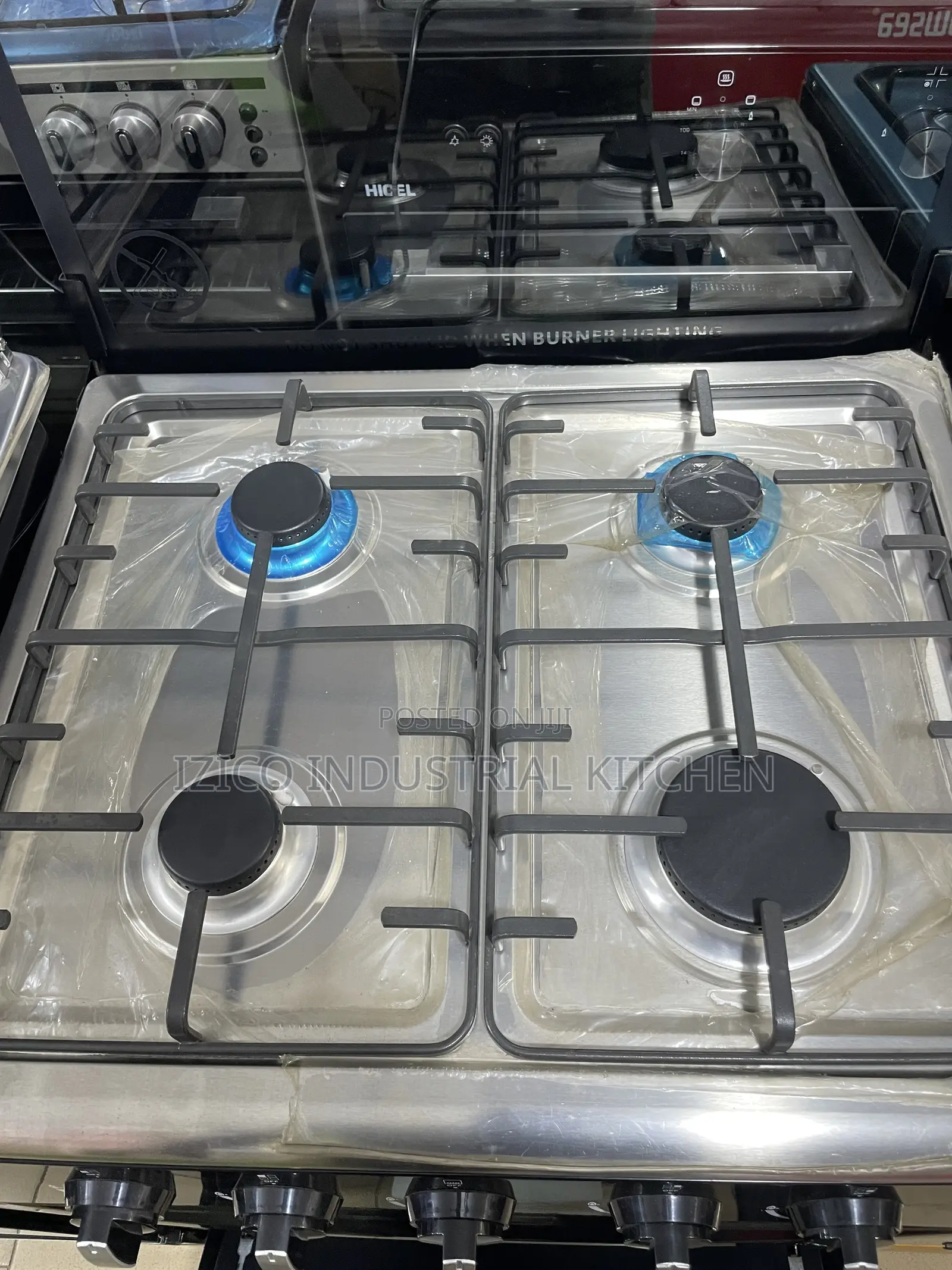 4 Burner Gas Cooker (60x60) With Oven