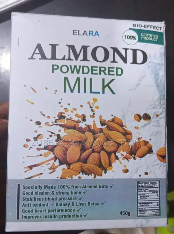 Elara Almond Powdered Milk by 32packs