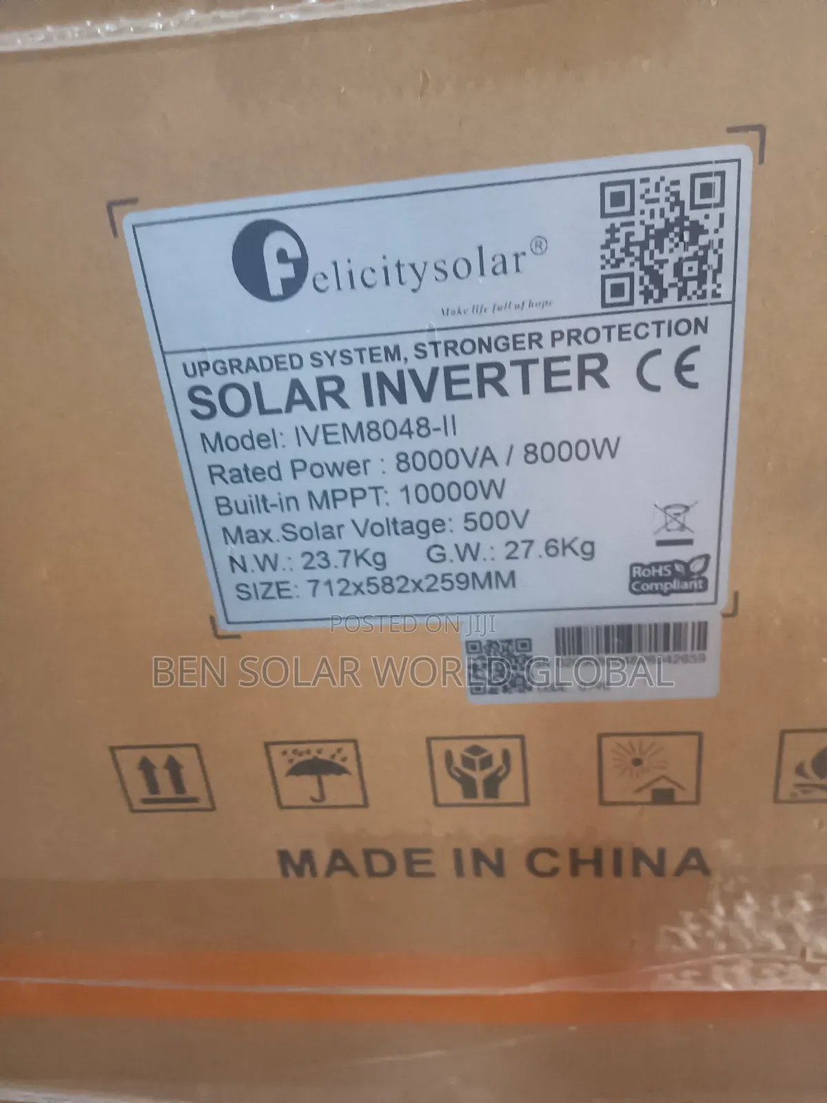 8kva Ivem Felicity Solar Inverter 48v