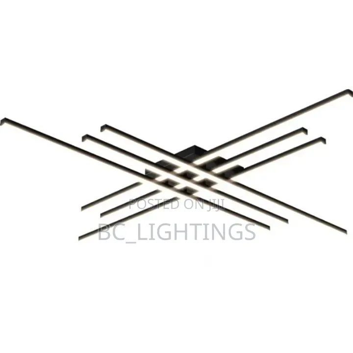 Modern Luxury Ceiling Lamp Creative Linear Chandelier for Living Room