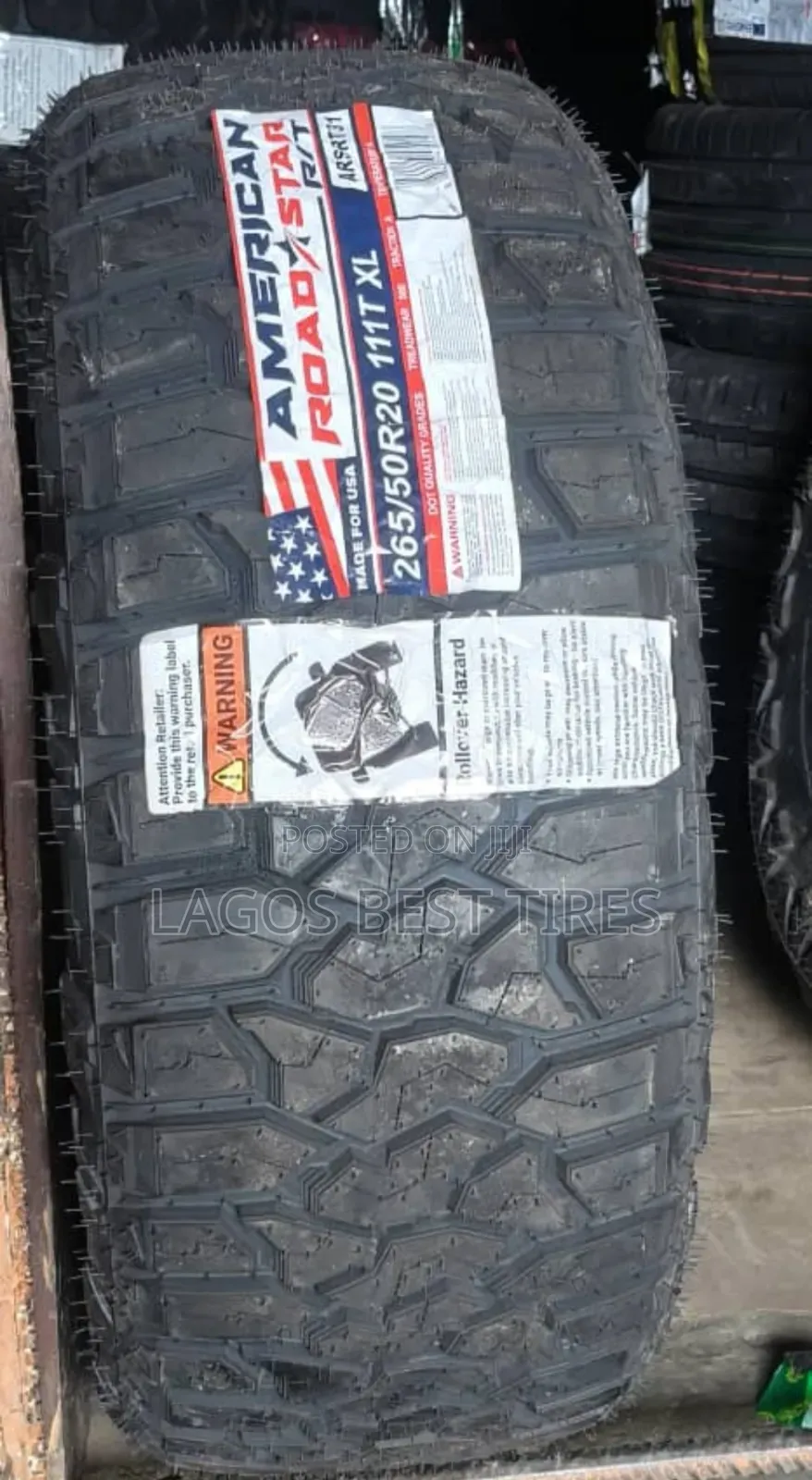 Brand New American Roadstar R/T Tyre – 265/50r20 (111t Xl)