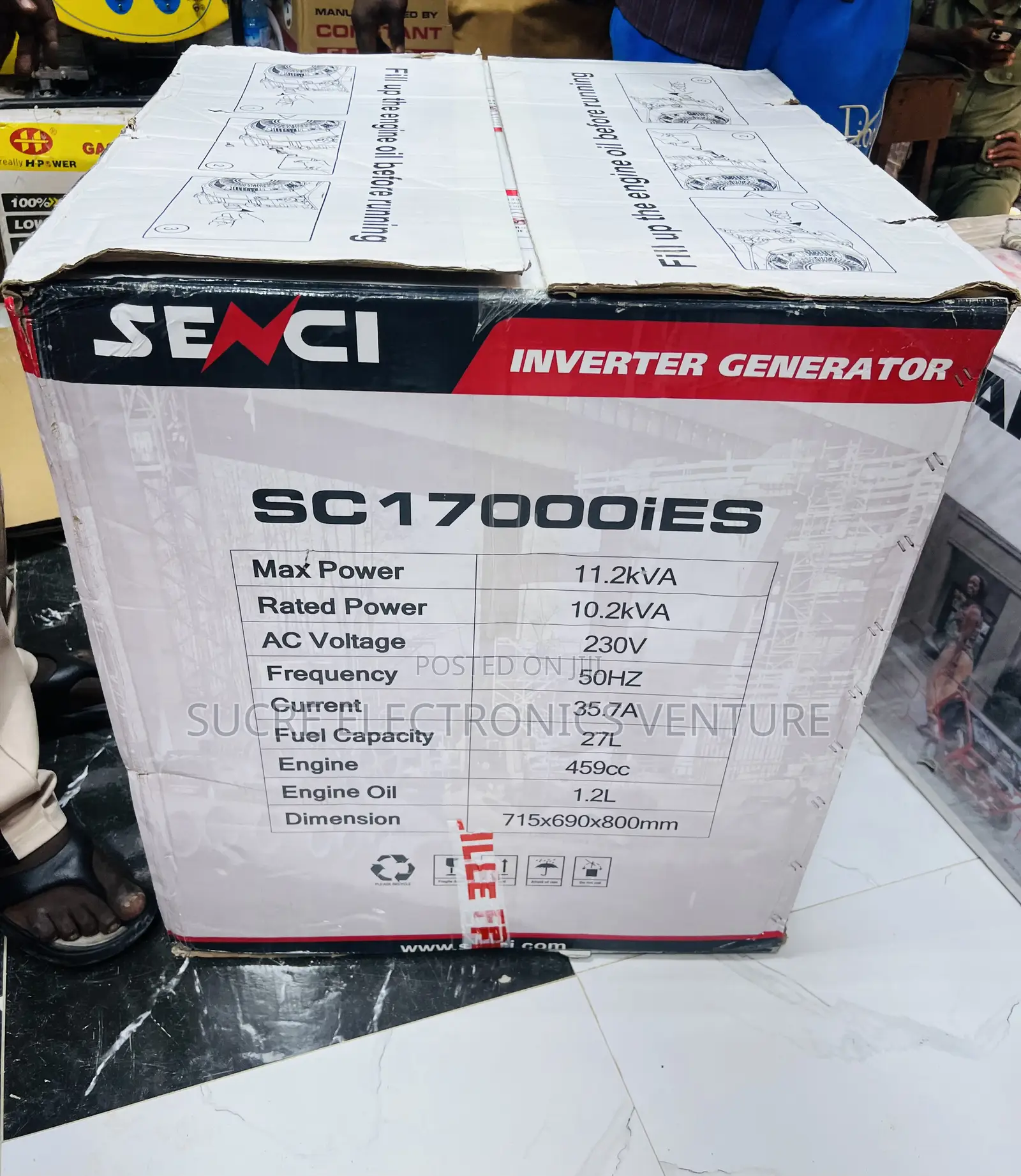 Sc17000ies Senci 11kva Petrol Inverter Generator [Remote Key Start]
