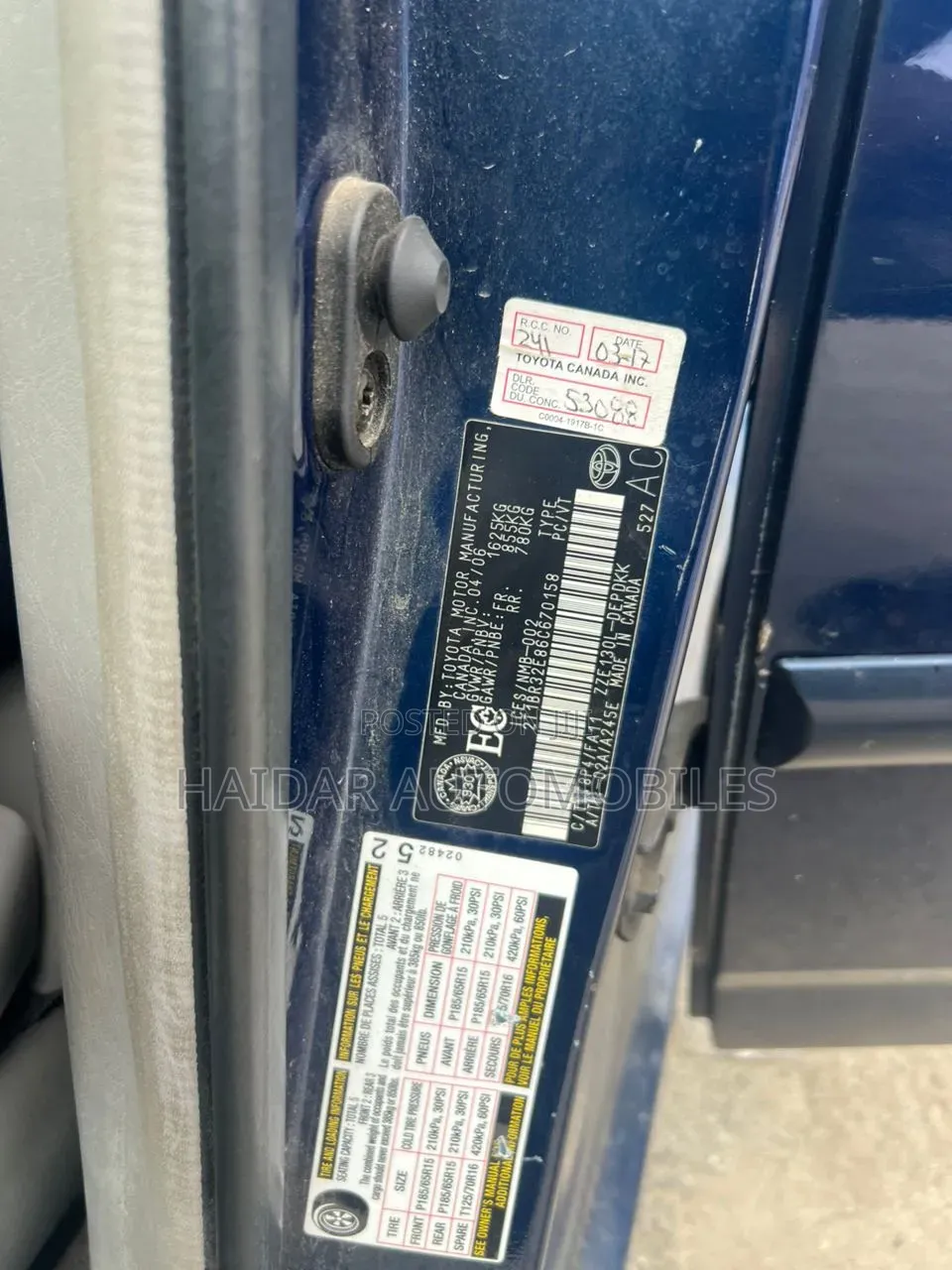 Toyota Corolla 2006 Blue