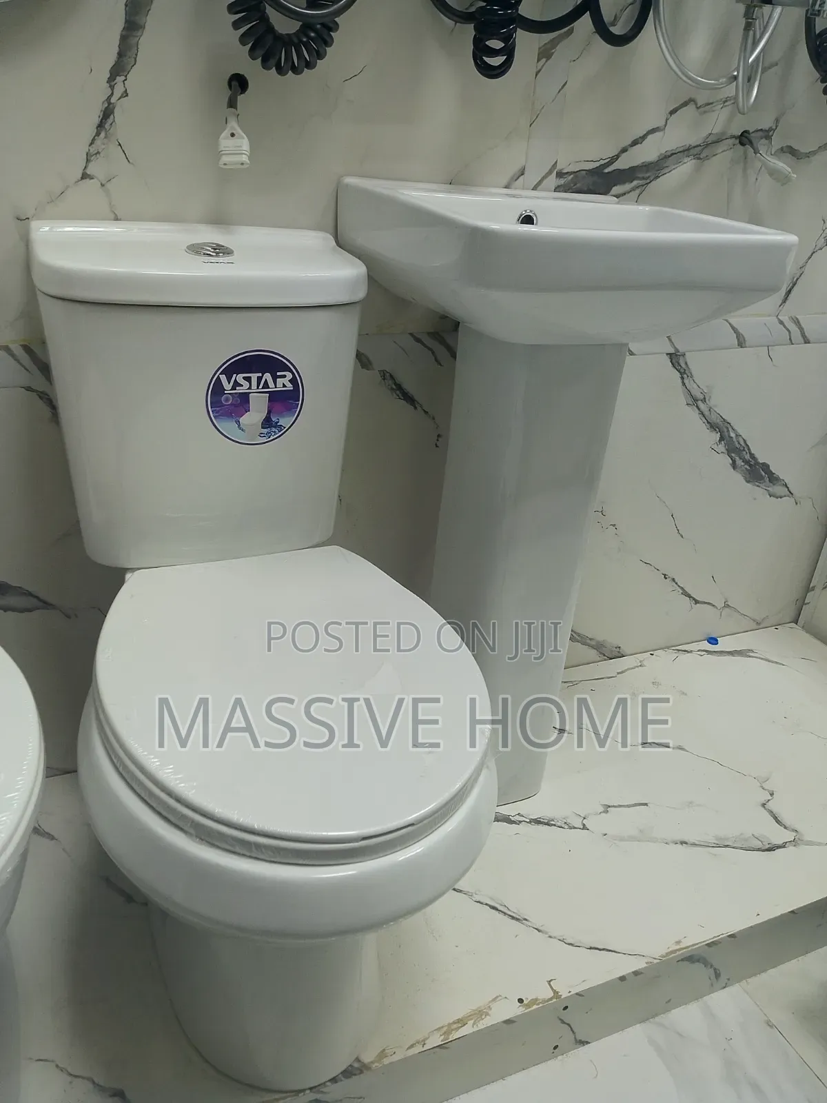 Mini Set Wc Vstar With Basin and Padestal (Water Closet)