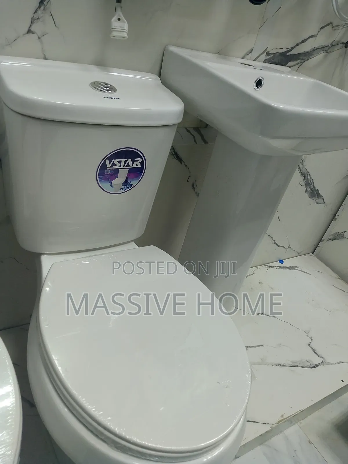 Mini Set Wc Vstar With Basin and Padestal (Water Closet)