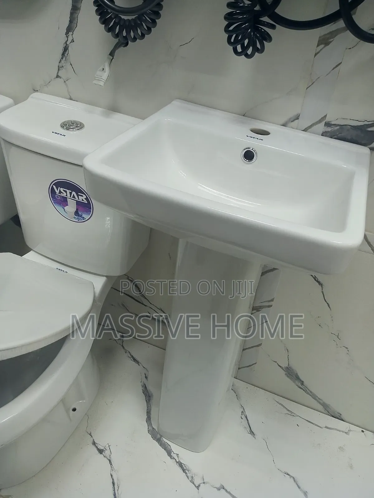 Mini Set Wc Vstar With Basin and Padestal (Water Closet)