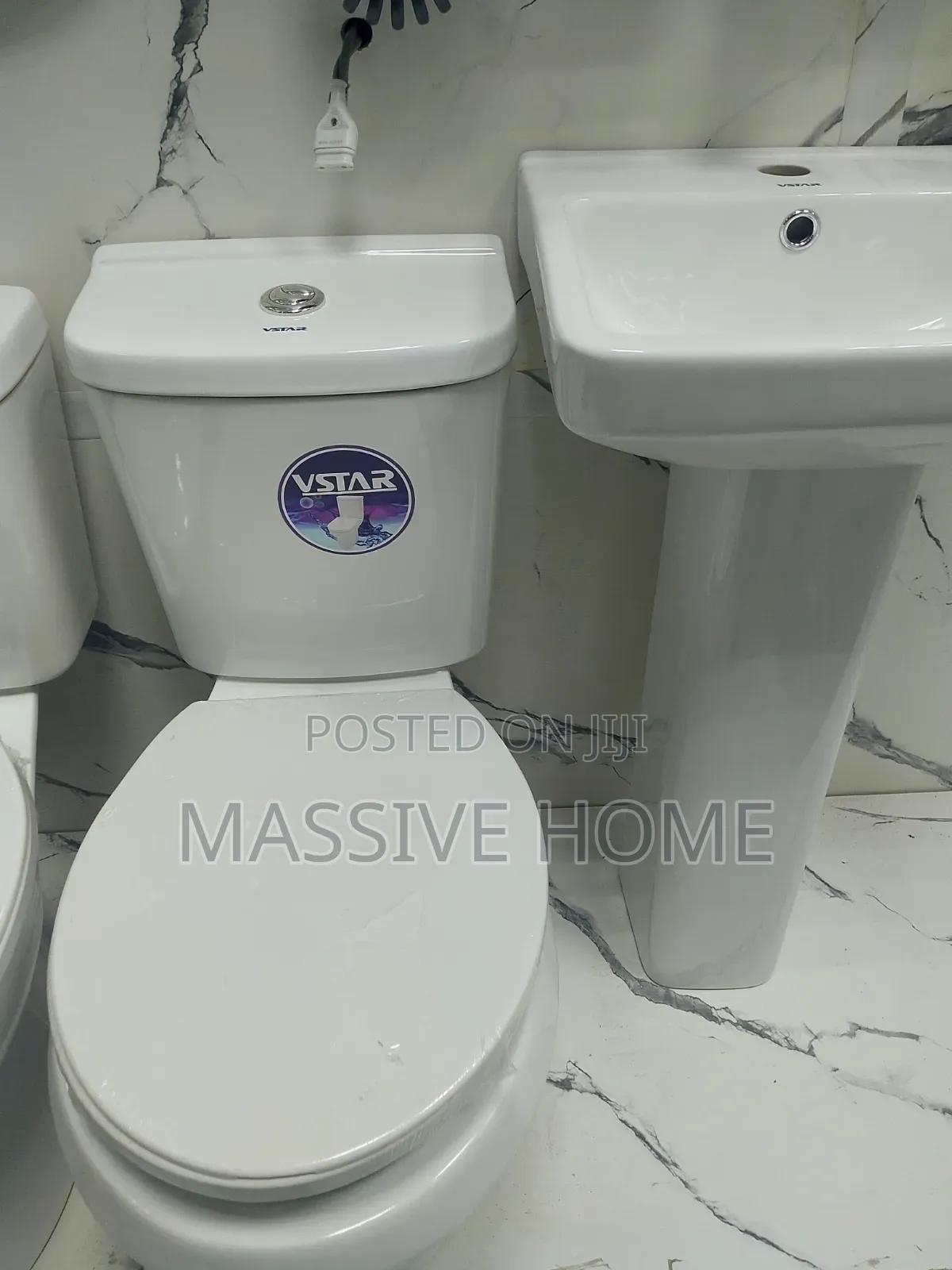 Mini Set Wc Vstar With Basin and Padestal (Water Closet)