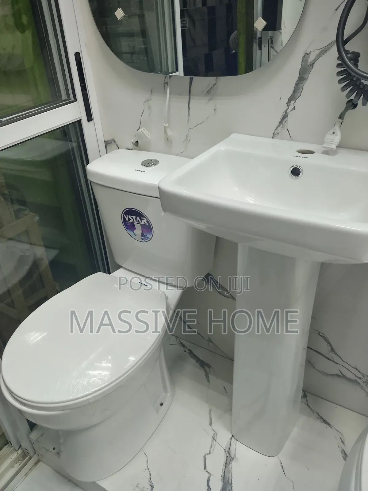 Mini Set Wc With Basin and Pedestal Vstar