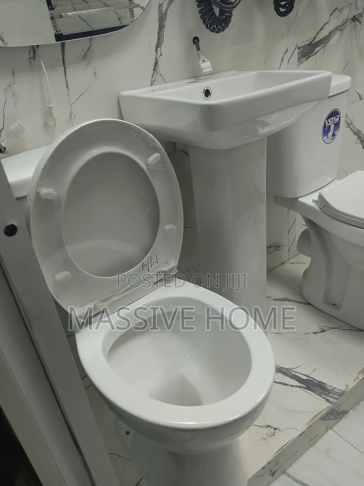 Mini Set Wc With Basin and Pedestal Vstar