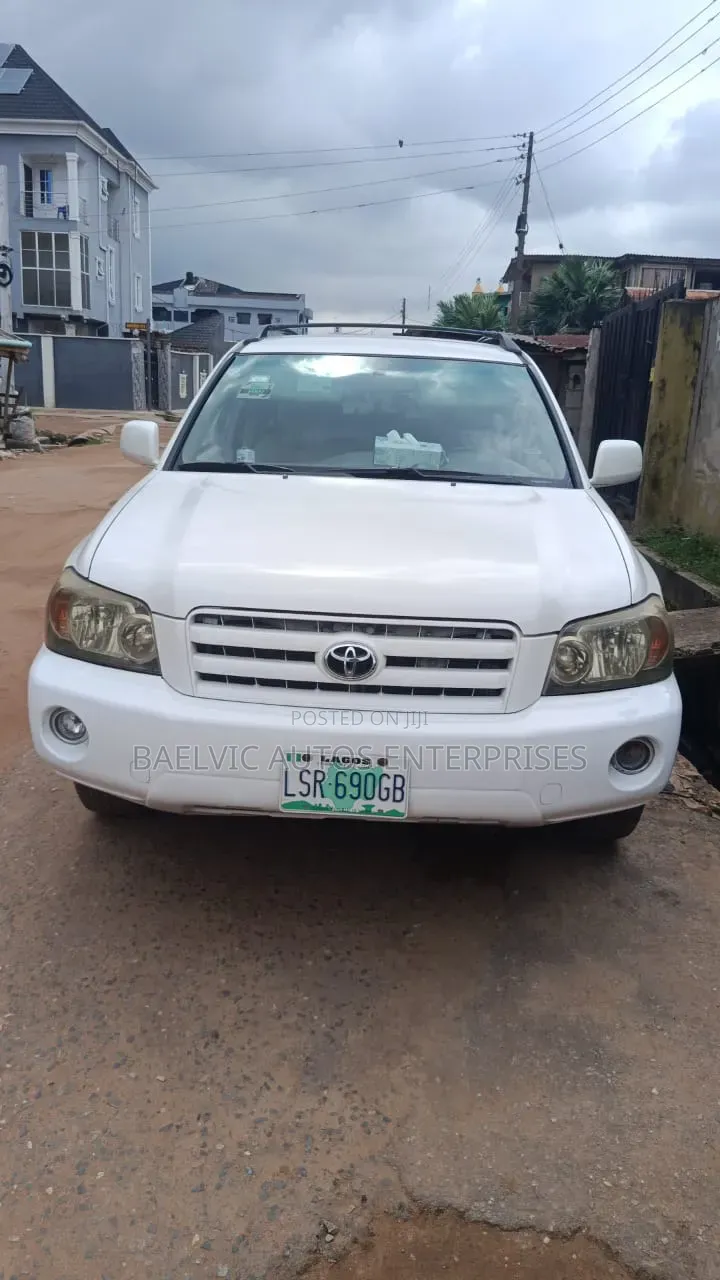 Toyota Highlander Limited V6 2006 White