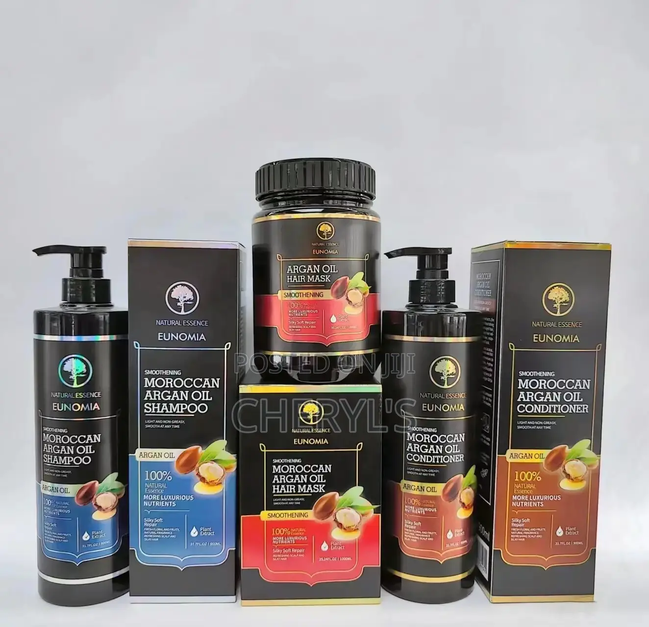 New Moroccan Argan Oil Shampoo, Conditioner With Hair Mask