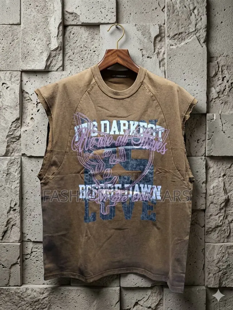 Premium Mens Stone Wash Armless