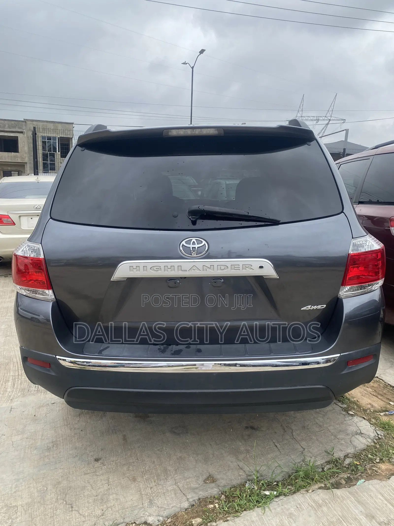 Toyota Highlander Limited 2011 Gray