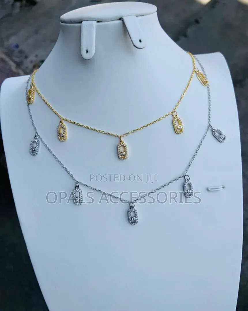 Chic Multi-Charm Geometric Pavé Choker Necklace