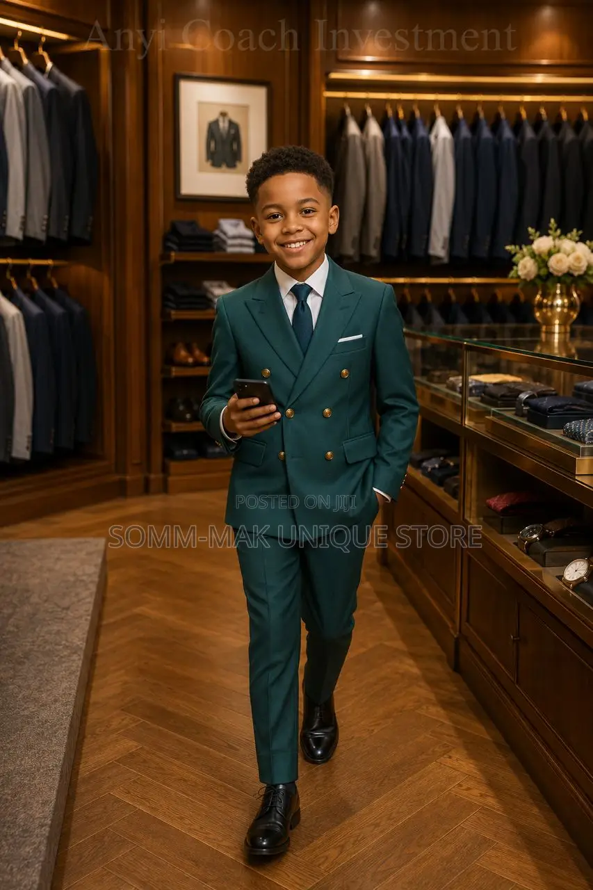 Turkey Boys' 3pcs Embroidery Tuxedo Formal Suit