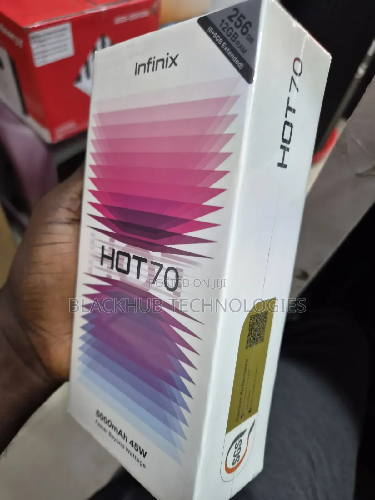 New Infinix Hot 70 256 GB Black