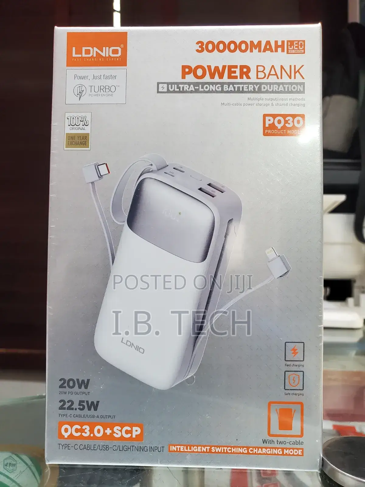 Ldnio Pq30 30000mah Ultra Long Battery Duration Power Bank
