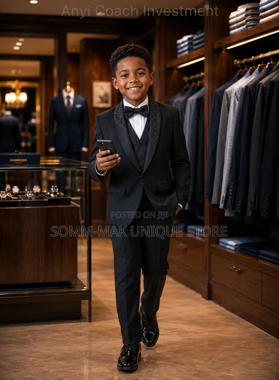 Turkey Classic Children Patterned Tuxedo Suit