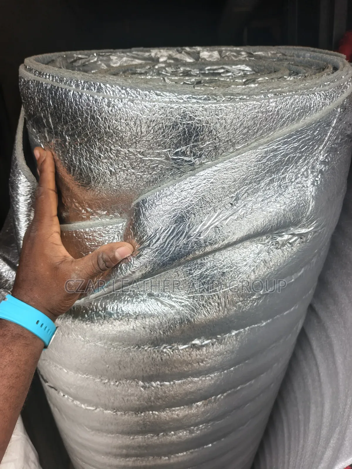 Aluminum Linen PVC Polyfill Temperature Regulation Insulating Sheet