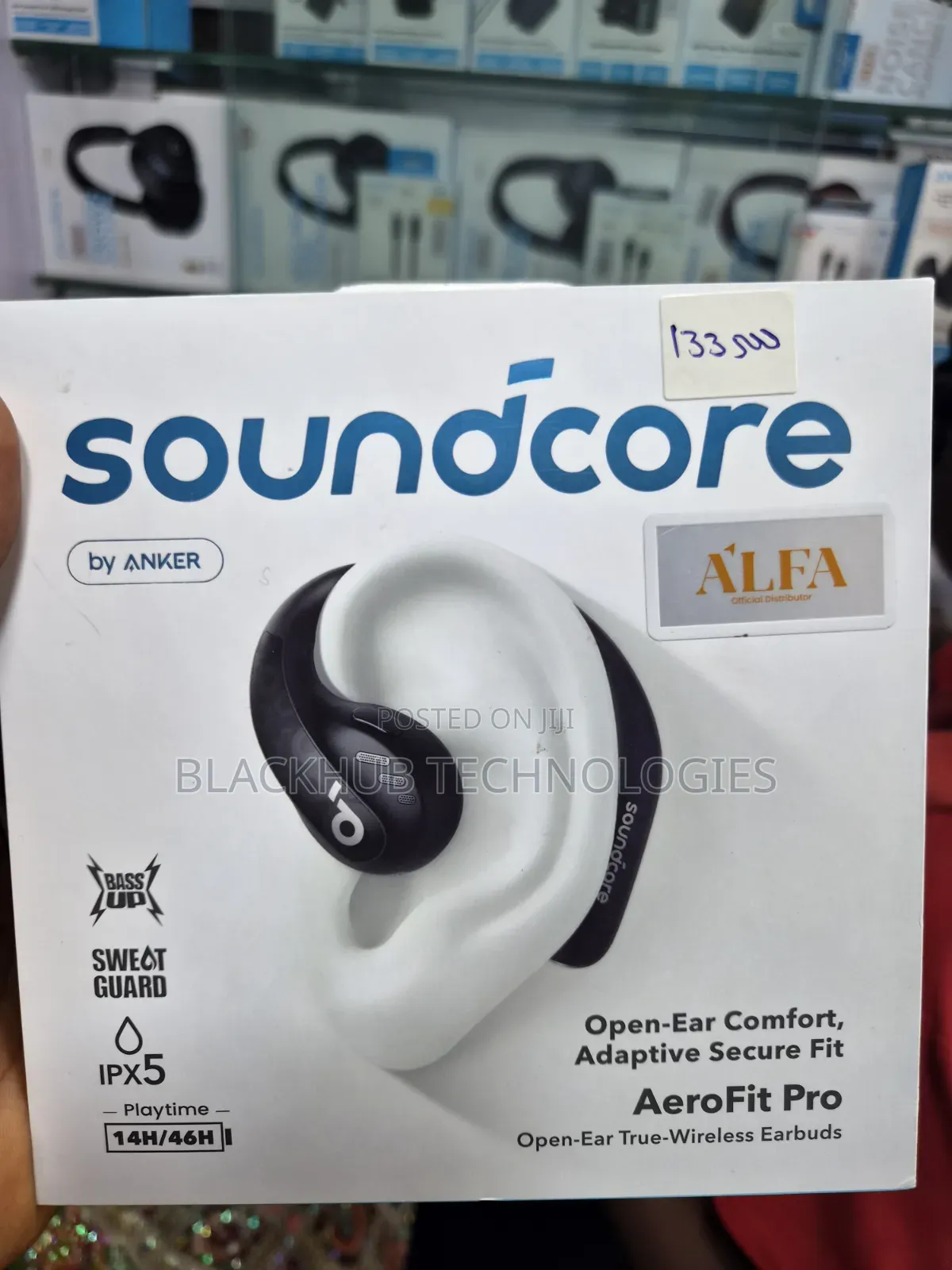 Anker Aerofit Pro, Open-Ear Comfort, Sweat Guard, 14h Playtime